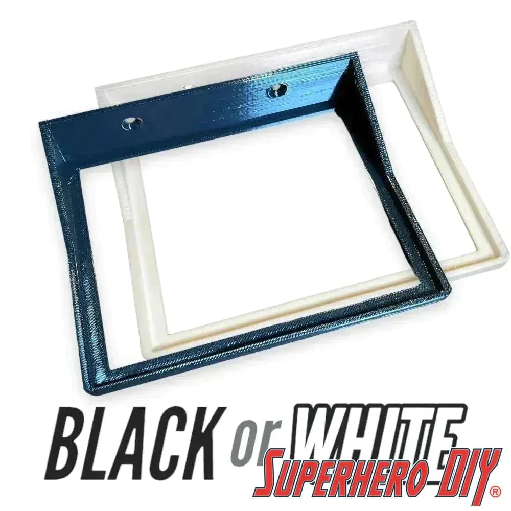 Minimalist Open Bottom Floating Shelf for Funko Pop Boxes | Fits Soft or Hard Protectors | Easy Wall Mount with Screws or Command Strips (ONLINE ORDER ONLY)