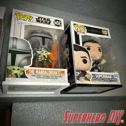 Minimalist Open Bottom Floating Shelf for Funko Pop Boxes | Fits Soft or Hard Protectors | Easy Wall Mount with Screws or Command Strips (ONLINE ORDER ONLY)