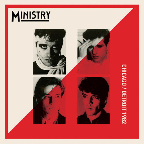 Ministry - Chicago/ Detroit 1982 (Red Marble Colored Vinyl) [Vinyl] (ONLINE ORDER ONLY)