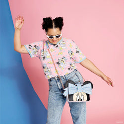 Minnie Mouse (Disney) Pastel Polka Dot Crossbody Bag by Loungefly (Online Order Only)