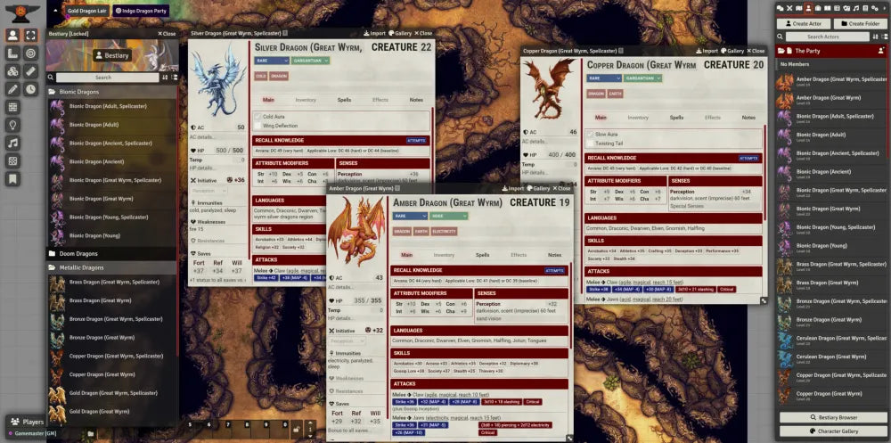 Battlezoo Dragons: Misfit Dragons for Foundry VTT (Online Order Only)