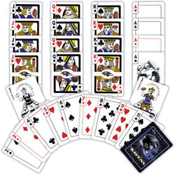 Baltimore Ravens Neon-Styled Playing Cards - 54 Card Deck (ONLINE ORDER ONLY)