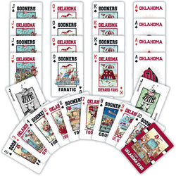 Oklahoma Sooners Fan Deck Playing Cards - 54 Card Deck (ONLINE ORDER ONLY)