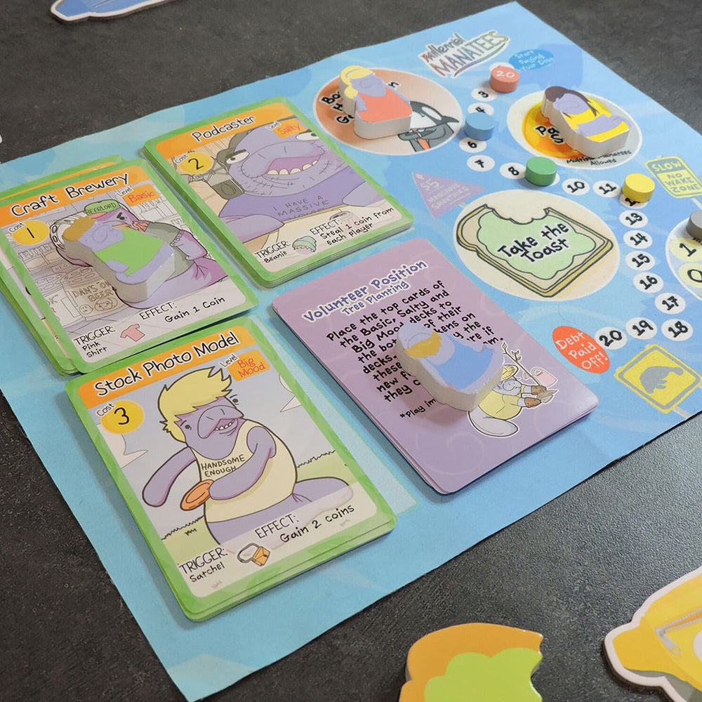 Millennial Manatees: Board Game in a Fanatee Pack (ONLINE ORDER ONLY)