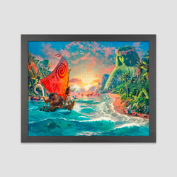 Moana (Disney) Thomas Kinkade Framed Art Print (ONLINE ORDER ONLY)