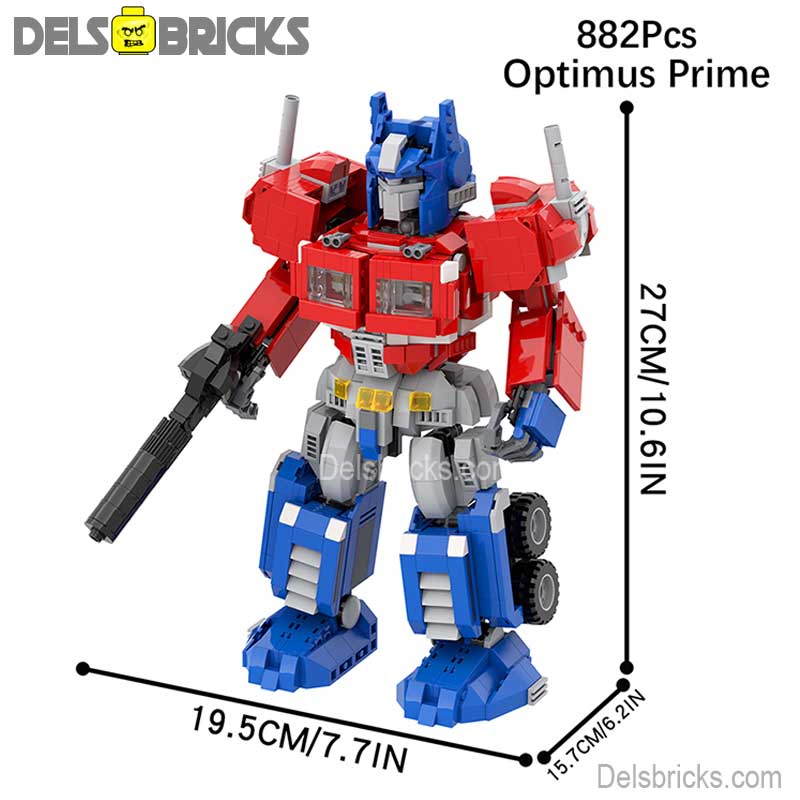 Optimus Prime (large size) Transformers Lego Minifigures custom toys (ONLINE ORDER ONLY)