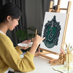 Slytherin Crest - Paint By Numbers Kit (ONLINE ORDER ONLY)
