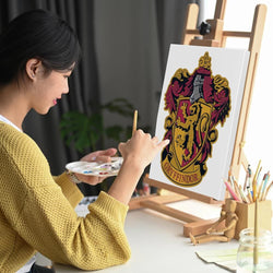 Gryffindor Crest - Paint By Numbers Kit (ONLINE ORDER ONLY)