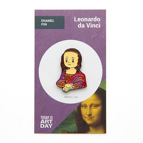 Mona Lisa Enamel Pin - Today is Art Day (ONLINE ORDER ONLY)
