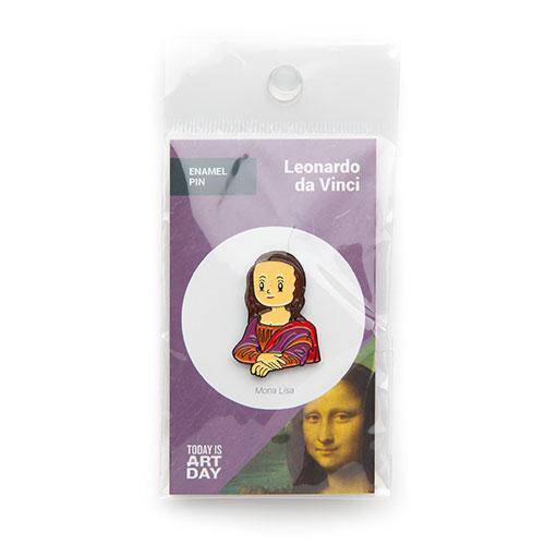 Mona Lisa Enamel Pin - Today is Art Day (ONLINE ORDER ONLY)