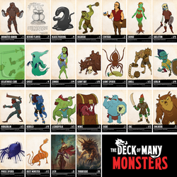 The Deck of Many: Monsters 1 (ONLINE ORDER ONLY)