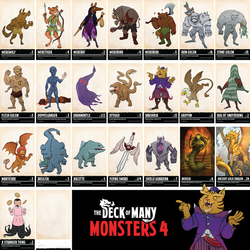 The Deck of Many: Monsters 4 (ONLINE ORDER ONLY)