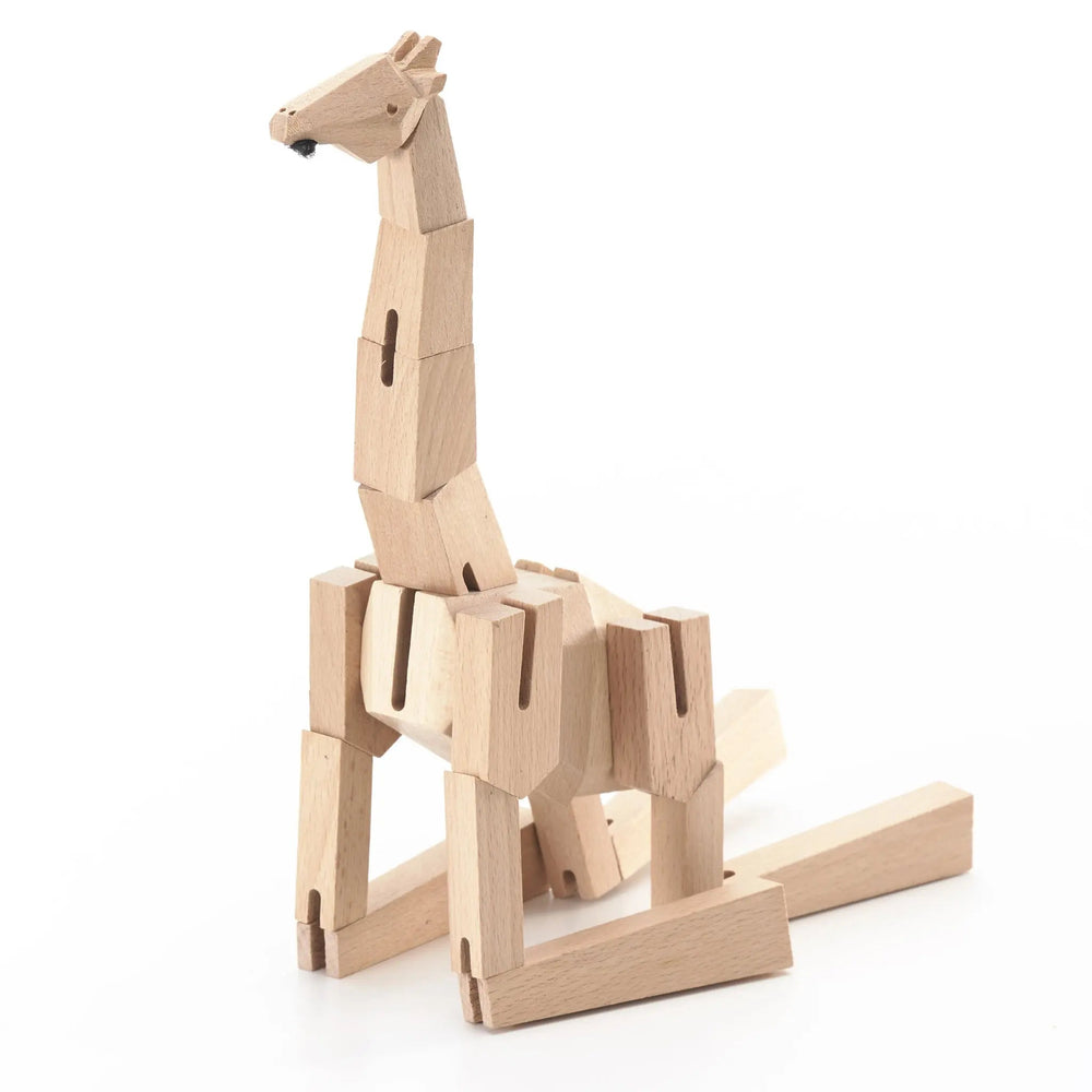 Modern Wooden Giraffe Decor – Interactive Puzzle & Art Piece (ONLINE ORDER ONLY)