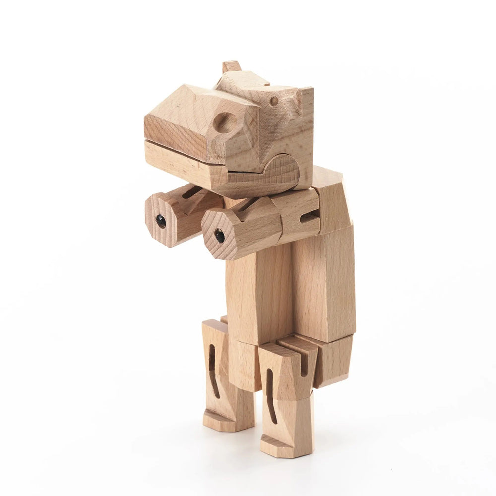 Modern Wooden Hippo Decor – Interactive Puzzle & Art Piece (ONLINE ORDER ONLY)