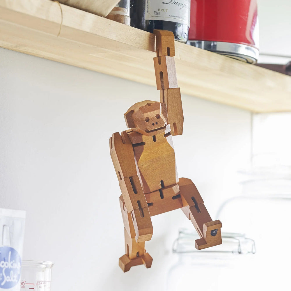 Modern Wooden Monkey Decor – Interactive Puzzle & Art Piece (ONLINE ORDER ONLY)