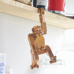 Modern Wooden Monkey Decor – Interactive Puzzle & Art Piece (ONLINE ORDER ONLY)