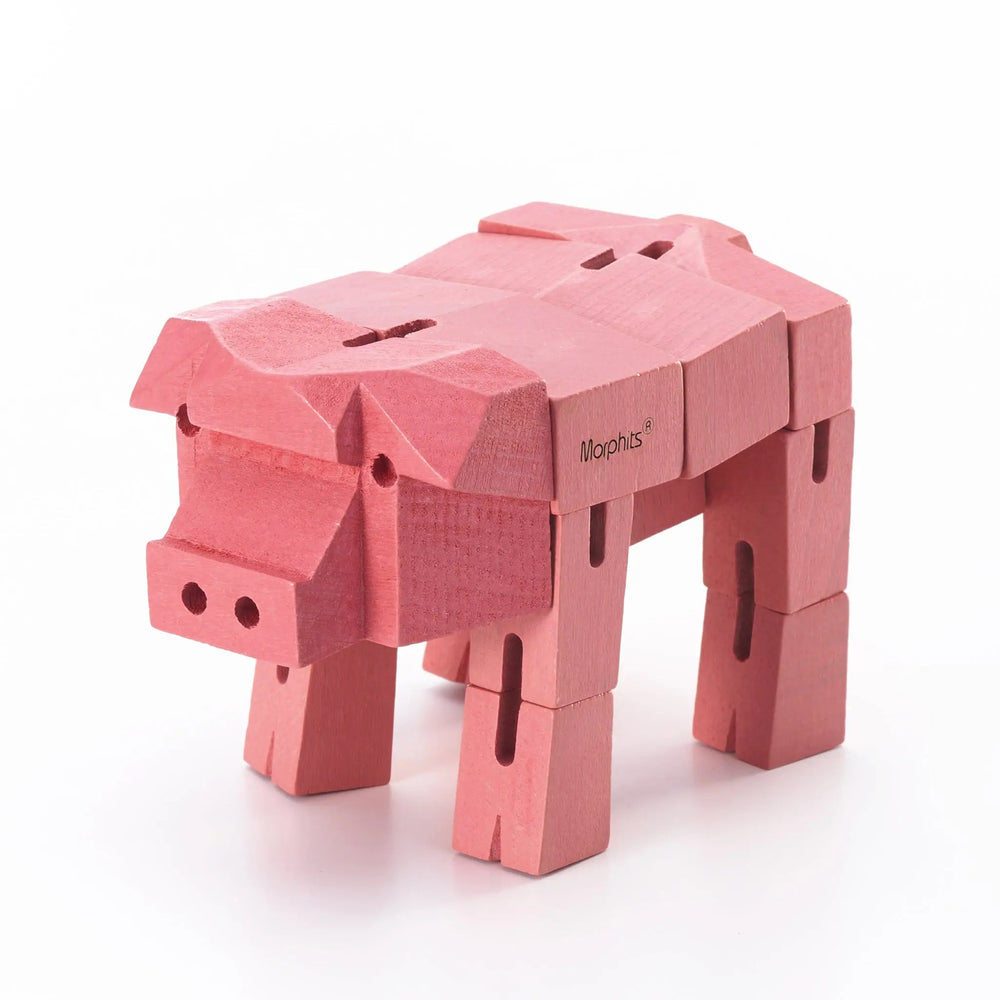 Modern Wooden Pig Decor – Interactive Puzzle & Art Piece (ONLINE ORDER ONLY)