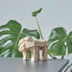 Modern Wooden Pig Decor – Interactive Puzzle & Art Piece (ONLINE ORDER ONLY)