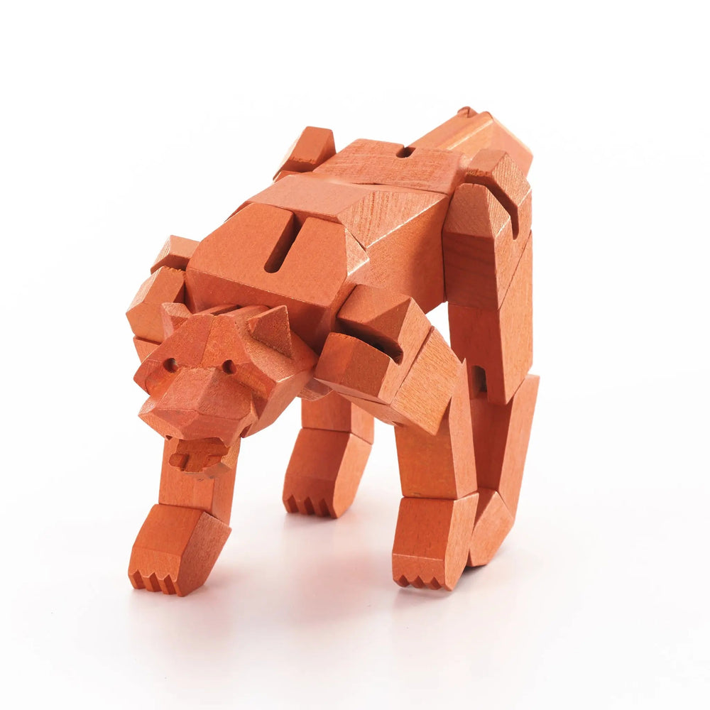 Modern Wooden Tiger Decor – Interactive Puzzle & Art Piece (ONLINE ORDER ONLY)