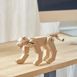 Modern Wooden Tiger Decor – Interactive Puzzle & Art Piece (ONLINE ORDER ONLY)