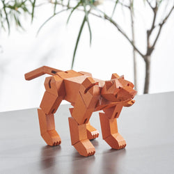 Modern Wooden Tiger Decor – Interactive Puzzle & Art Piece (ONLINE ORDER ONLY)