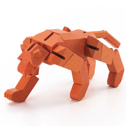 Modern Wooden Tiger Decor – Interactive Puzzle & Art Piece (ONLINE ORDER ONLY)