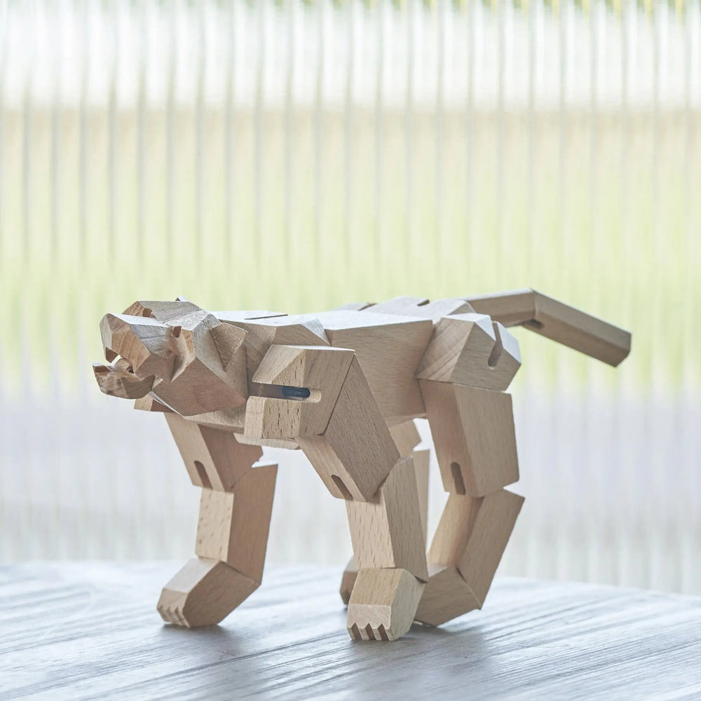 Modern Wooden Tiger Decor – Interactive Puzzle & Art Piece (ONLINE ORDER ONLY)