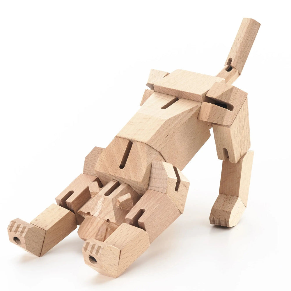 Modern Wooden Tiger Decor – Interactive Puzzle & Art Piece (ONLINE ORDER ONLY)