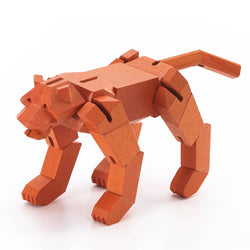 Modern Wooden Tiger Decor – Interactive Puzzle & Art Piece (ONLINE ORDER ONLY)