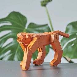 Modern Wooden Tiger Decor – Interactive Puzzle & Art Piece (ONLINE ORDER ONLY)