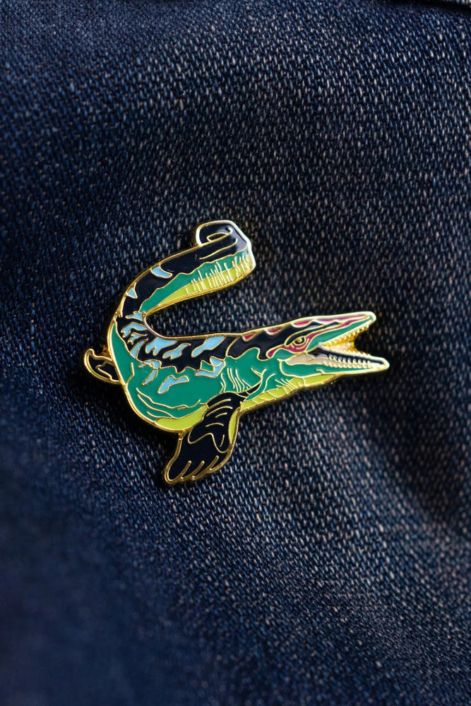 Mosasaurus Enamel Pin (Mosasaurus hoffmanni) (ONLINE ORDER ONLY)