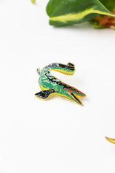 Mosasaurus Enamel Pin (Mosasaurus hoffmanni) (ONLINE ORDER ONLY)