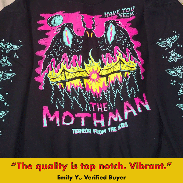 Mothman' Sweatshirt (ONLINE ORDER ONLY)