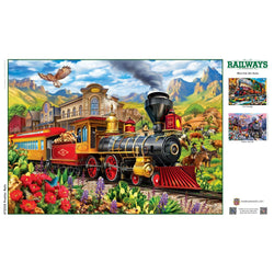 Railways - Frontier Rails 1000 Piece Jigsaw Puzzle (ONLINE ORDER ONLY)