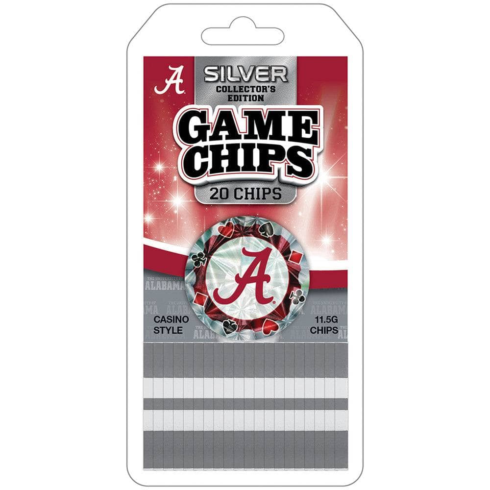 Alabama Crimson Tide 20 Piece Poker Chips (ONLINE ORDER ONLY)