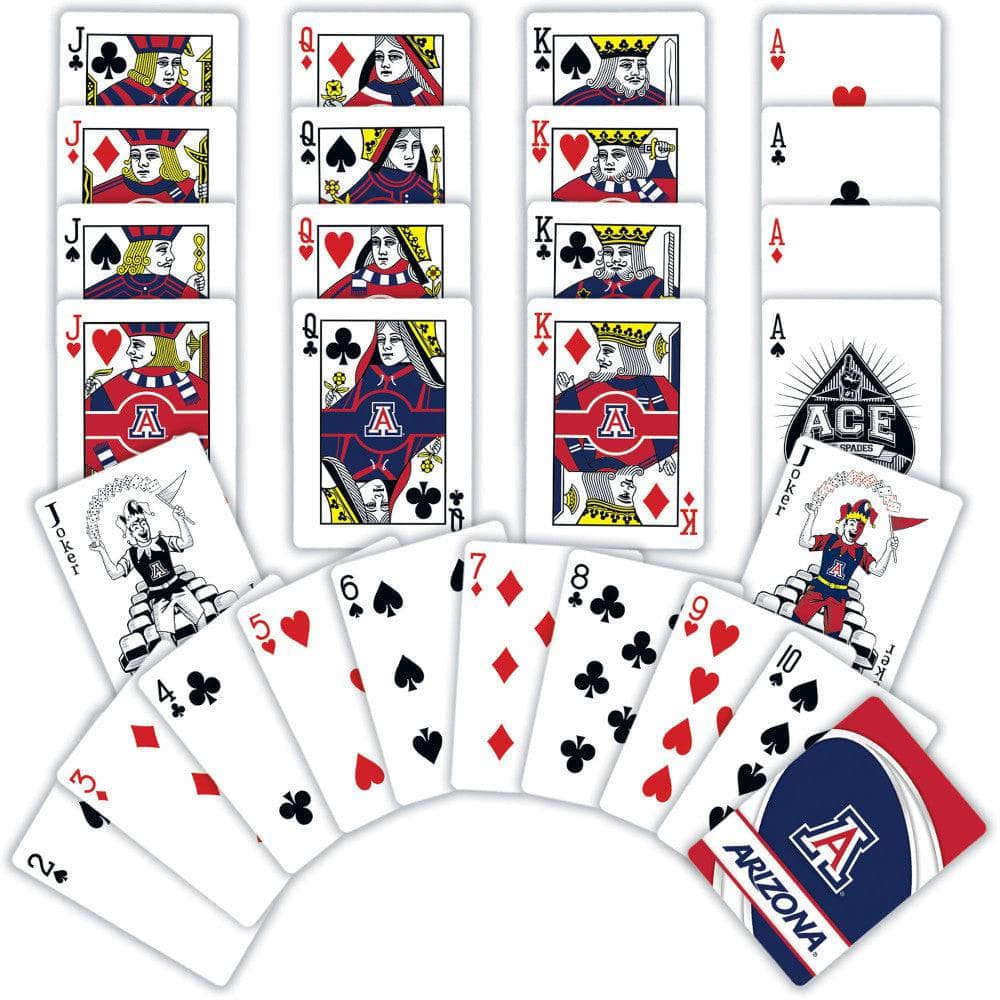 Arizona Wildcats Playing Cards - 54 Card Deck (ONLINE ORDER ONLY)