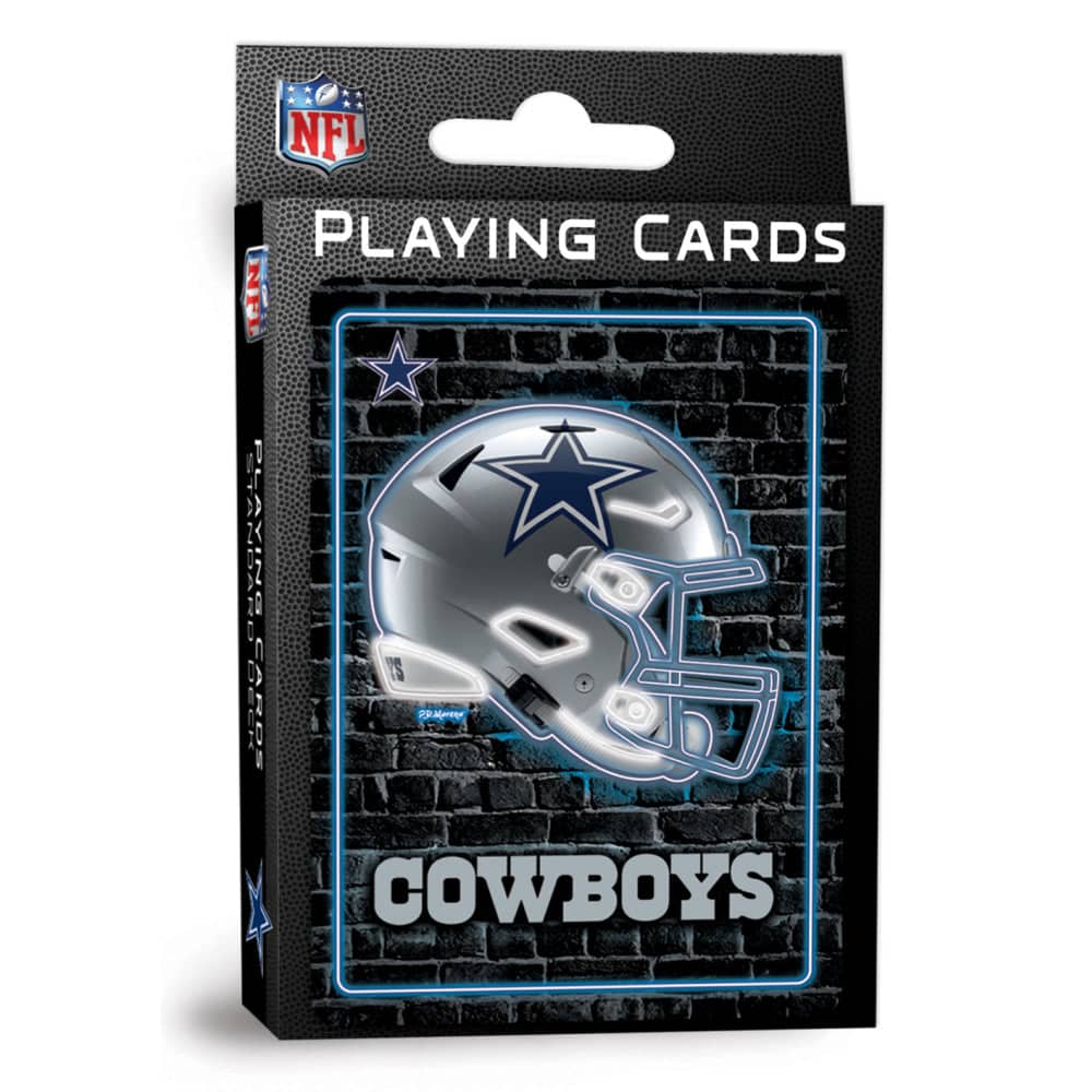 Dallas Cowboys Neon Playing Cards - 54 Card Deck