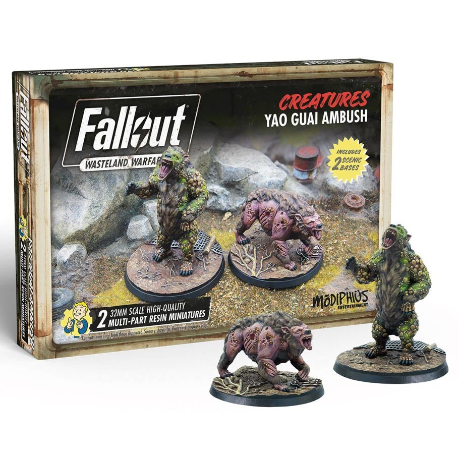Fallout: Wasteland Warfare - Creatures - Yao Guai Ambush (ONLINE ORDER ONLY)
