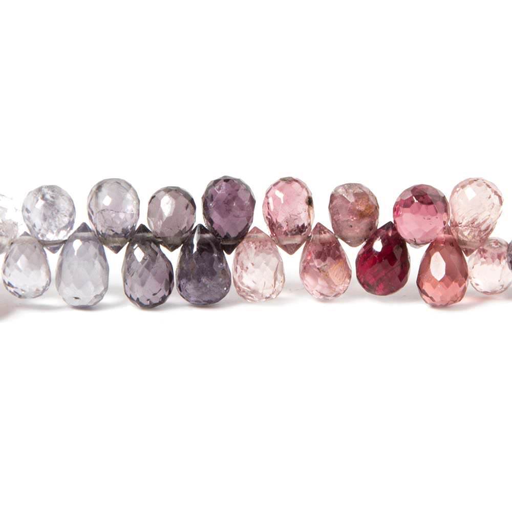 4x6mm Multi Color Spinel Faceted Tear Drop Briolette (ONLINE ORDER ONLY)