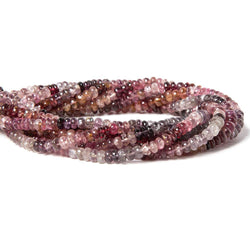 Multi-colored Spinel Plain Rondelles (ONLINE ORDER ONLY)
