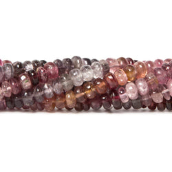 Multi-colored Spinel Plain Rondelles (ONLINE ORDER ONLY)