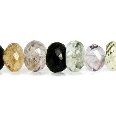 Multi-gemstone Beads Faceted Rondelle (ONLINE ORDER ONLY)