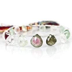 Multi-gemstone Beads Heart Briolette (ONLINE ORDER ONLY)