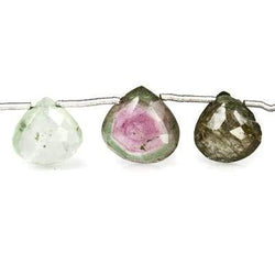 Multi-gemstone Beads Heart Briolette (ONLINE ORDER ONLY)