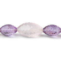 Multi Gemstone Concave Faceted Marquise 16 inch 29 beads AAA (ONLINE ORDER ONLY)