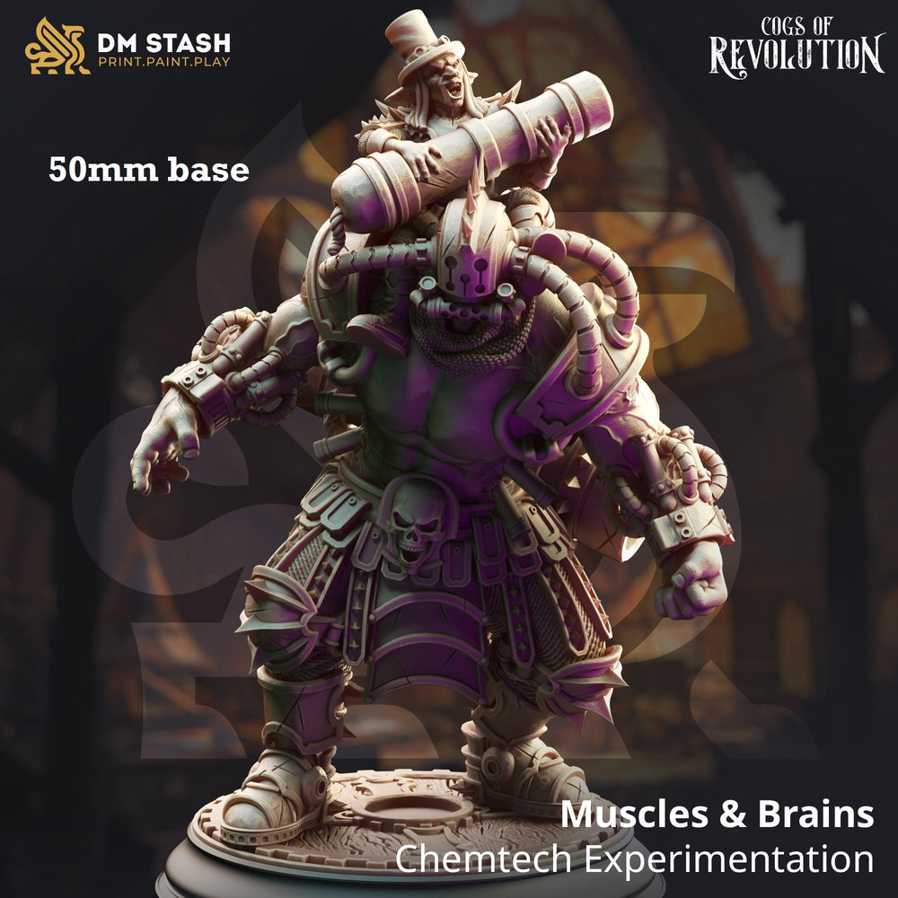 Muscles & Brains, Chemtech Experimentation (Goblin Artificer on Steampunk Abomination Mount) (Online Only)