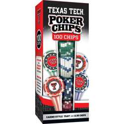 Texas Tech Red Raiders 100 Piece Poker Chips (ONLINE ORDER ONLY)