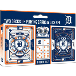 Detroit Tigers - 2-Pack Playing Cards & Dice Set