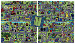 My Town Bundle Set | 4 Playmats and Commander Zone