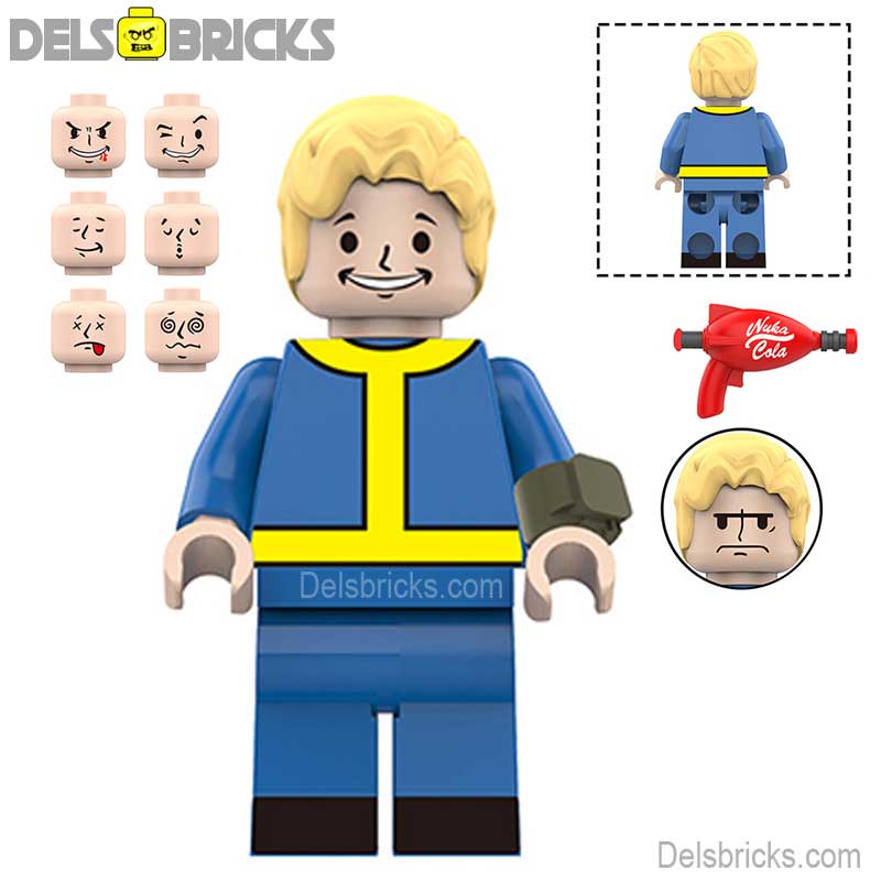 Fallout Vault Boy Lego Minifigures Custom Toys (ONLINE ORDER ONLY)